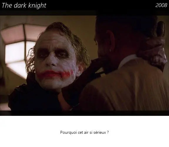 Vignette : The dark knight